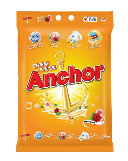 anchor detergent powder product shot fresh scent
