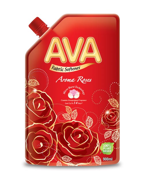 ava fabric softener product shot aroma roses 900ml
