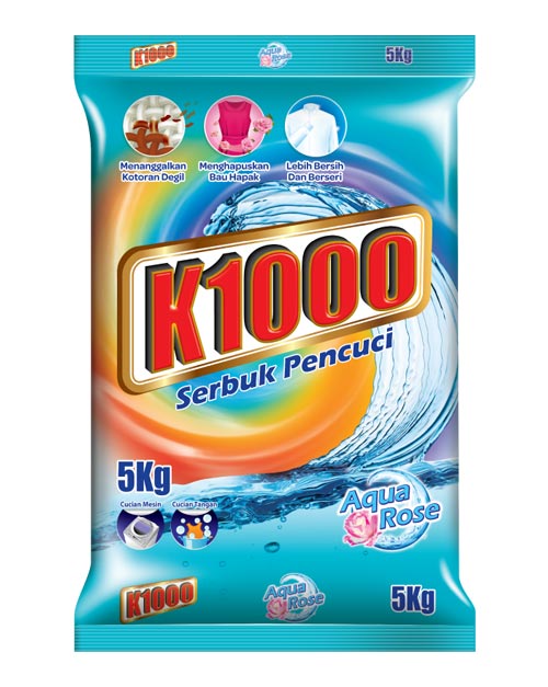 K1000 Aqua Rose detergent powder