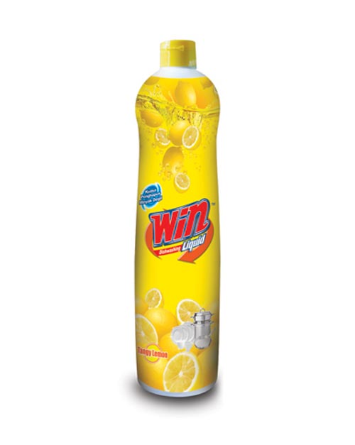 win dishwashing liquid product shot tangy lemon