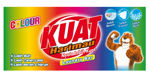 kuat harimau laundry bar colour variant