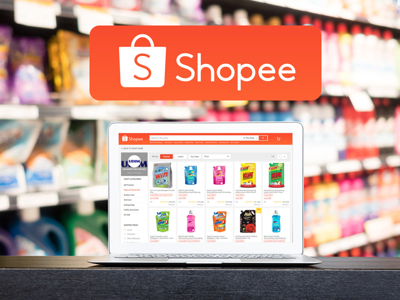 udi marketing online store shopee