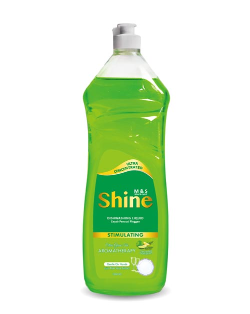 ms shine dishwashing liquid product shot stimulating