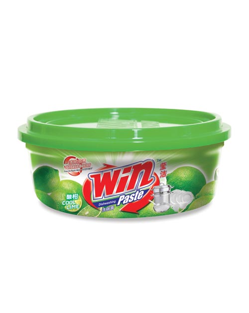 win dishwashing paste product shot cool lime 400g