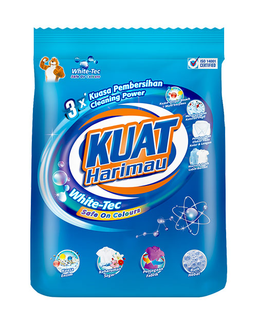 harimau kuat powder detergent white tec