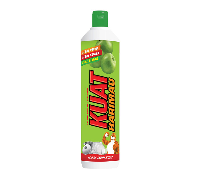 kuat harimau dish washing liquid apple 500 ml