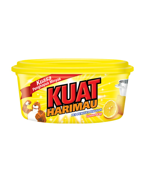 kuat harimau dish washing paste lemon 400g