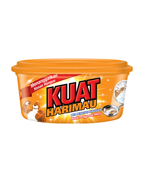 kuat harimau dish washing paste micro scrubber 400g