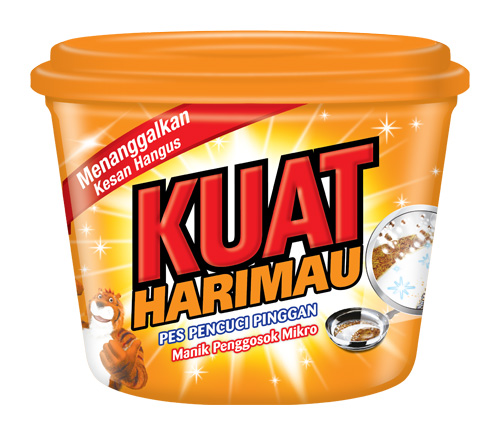 kuat harimau dish washing paste micro scrubber 750g