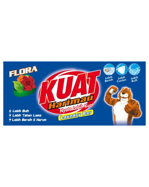 kuat harimau laundry bar flora