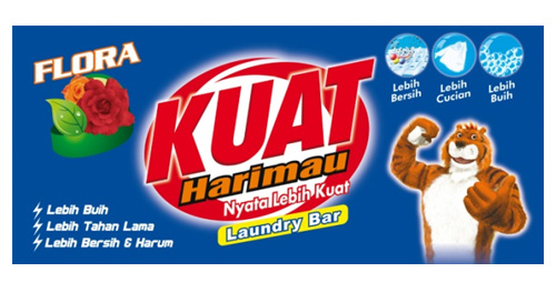 kuat harimau laundry bar flora variant