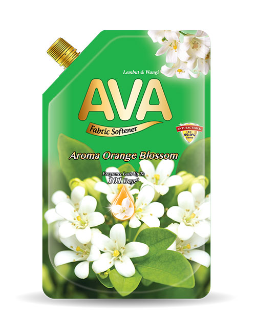 ava fabric softener product shot aroma orange blossom 1600ml