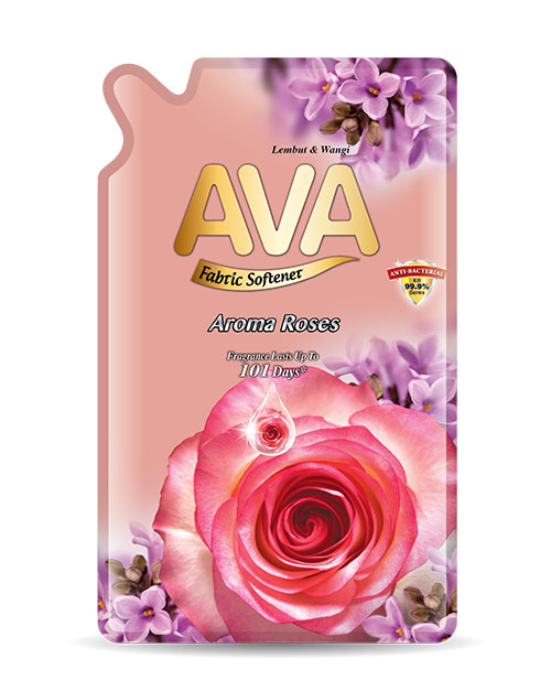 ava fabric softener product shot aroma roses 650ml