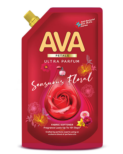 ava petals fabric softener product shot sensuous floral 1300 ml