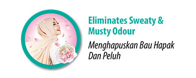 super-k hijab wash eliminate sweaty musty odour