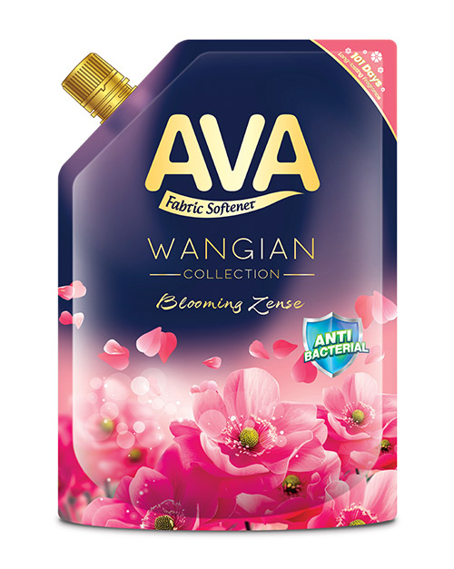 ava wangian collection fabric softener product shot wangian blooming zense